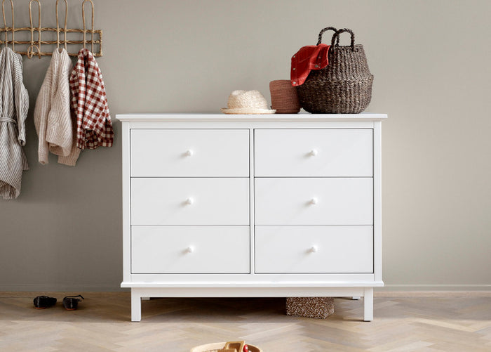 Oliver Furniture - Seaside Collection - Dresser 6 Drawer - White