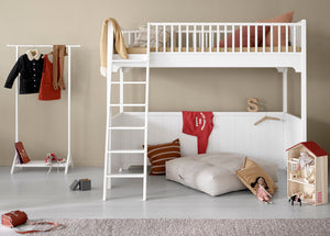 Oliver Furniture - Seaside Collection - Clothes Rail - 125cm - White