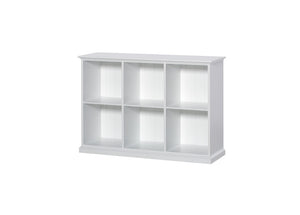 Oliver Furniture - Seaside Collection - Low Cabinet 3x2 - White