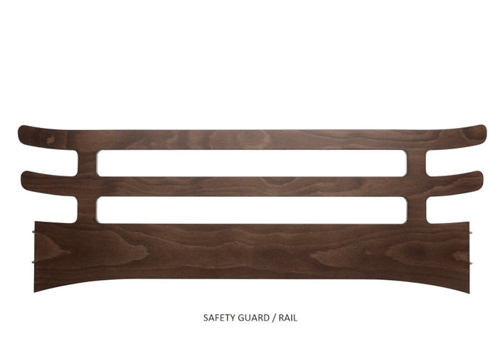 Leander - Single Guard Rail for Junior Bed - Walnut