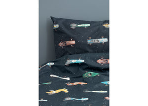Studio Ditte - Race Car Duvet Cover - Dark - Single