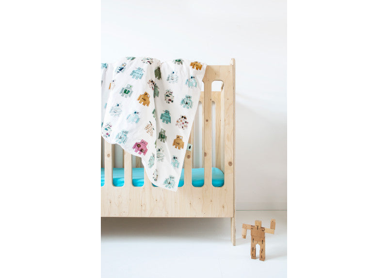 Robot crib bedding shop