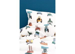 Studio Ditte - Work Vehicles Duvet Cover - Junior