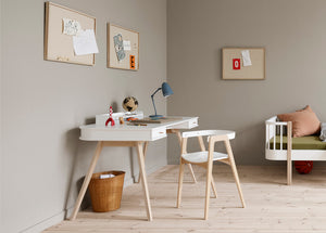 Oliver Furniture - Wood Collection - Desk - 72.6 cm - White/Oak
