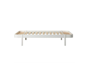 Oliver Furniture - Wood Collection - Lounger Bed - 120x200cm - White