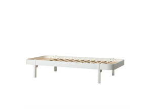 Oliver Furniture - Wood Collection - Lounger Bed - 90x200cm - White