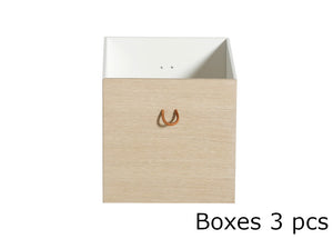 Oliver Furniture - Wood Collection - Shelving Unit Vertical 2x5 with Base - White