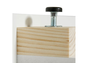 Oliver Furniture - Wood Collection - Shelving Unit Horizontal 3x2 w. Support - White