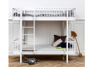 Oliver Furniture - Wood Collection - Bunk Bed 90x200cm - White