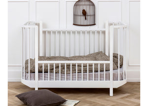 Oliver Furniture - Wood Collection - Cot 70x140 cm - White