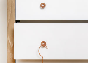 Oliver Furniture - Wood Collection - Dresser 4 Drawer - White/Oak