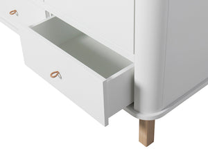 Oliver Furniture - Wood Collection - Wardrobe 2 doors - White/Oak