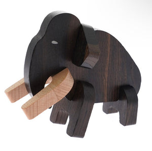 Bajo Mammoth Puzzle and Figure - Black Oak